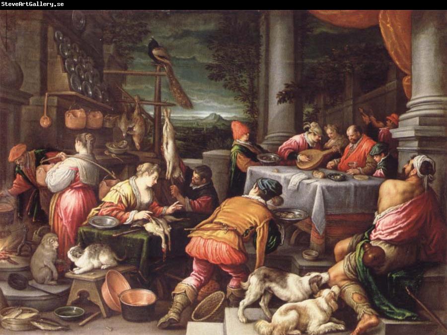 BASSANO, Leandro The poor Lazarus and the rich Prasser